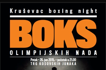 Kruševac boxing night - boks olimpijskih nada